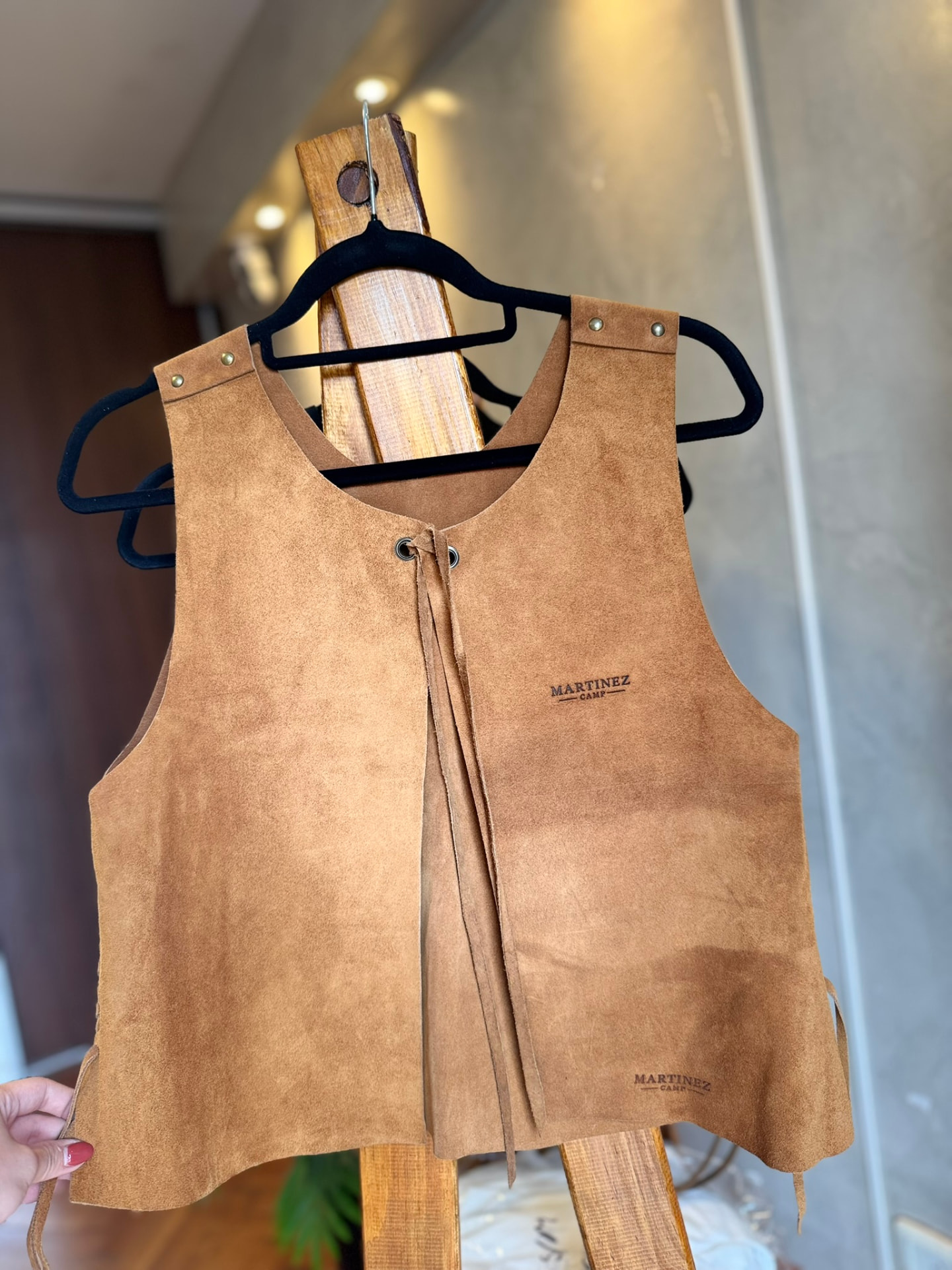 Chaleco de Cuero Modelo Clásico