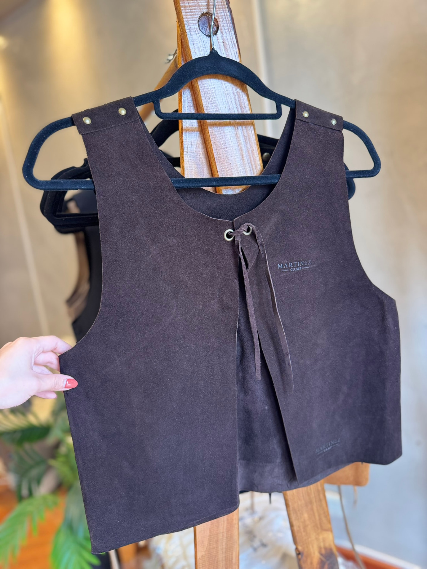 Chaleco de Cuero Modelo Clásico